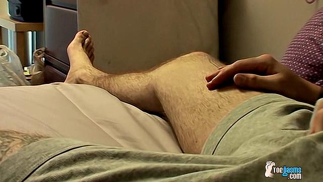 Fun With Sock On Cock Featuring Evan Heinze