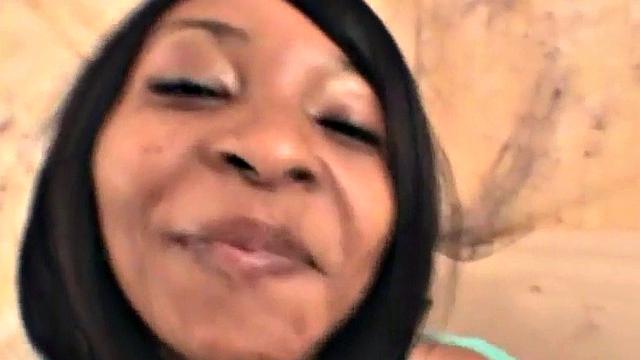 Petite ebony solo teen toys her pink pussy