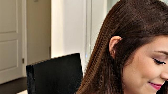 Stepdaughter fucked doggystyle by big white dick