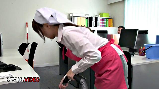 Naughty Japanese Beauty Chihiro Akino Delights With Sensual Blow Job