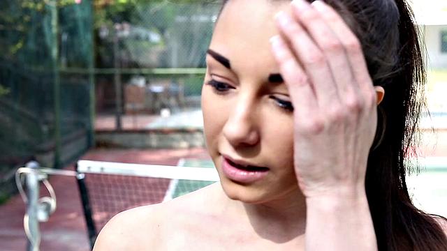 Ball Girl Gets Rammed