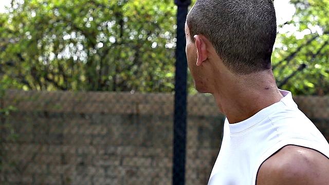 Ball Girl Gets Rammed