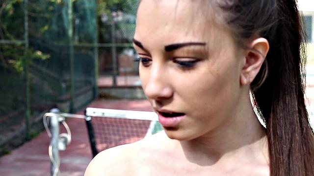 Ball Girl Gets Rammed