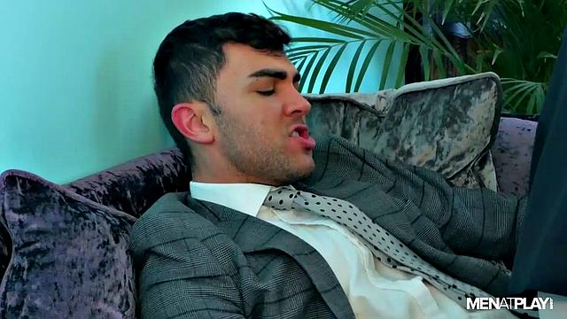 hot gay neighbor next door can't resist sneaking over for a wild night of sex
