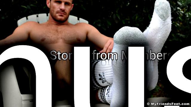 Dan's Feet Get Worshiped - Russ &amp; Dan Edwards