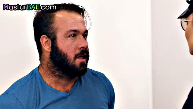 Big ass uniform bae cockriding lucky guy