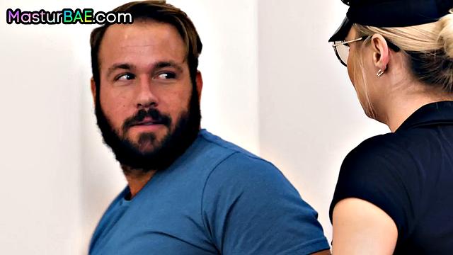 Big ass uniform bae cockriding lucky guy