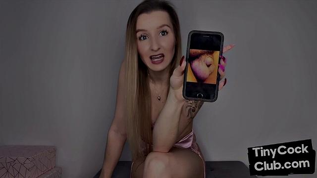 Pathetic tiny dick mocked