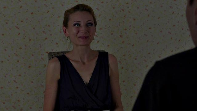 Skinny femsub publicly mouthfucked with dildo