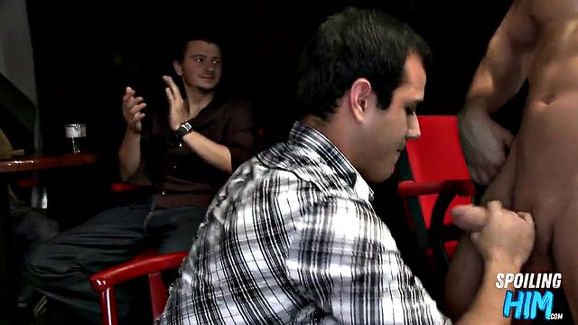 Dick loving jocks love deepthroating