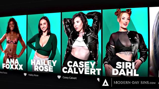 MODERN-DAY SINS - Uncomfortable Groom Shares Bed With Stepsister-In-Law Kylie Rocket