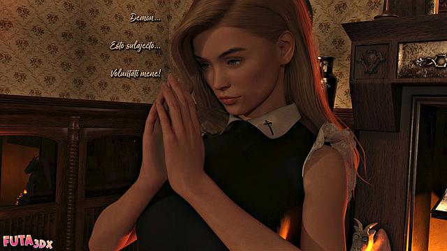 Futa3DX - Demon Succubus Sucks Blonde Futa's Big Dick