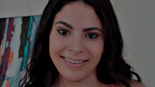 Skinny babe deepthroating her beau