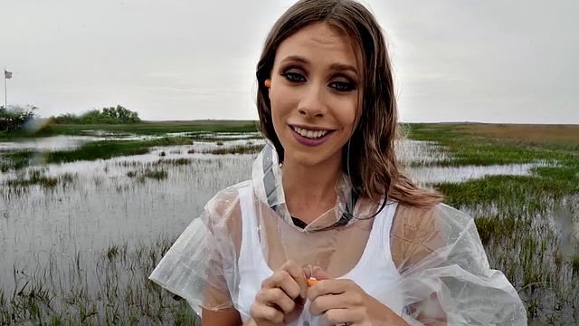 Watch Day Out, the American hottie, ride a hard cock like a pro on the couch