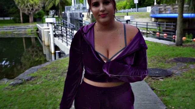 Bigbooty reality POV babe pickup 4 outdoor fuck by the pool