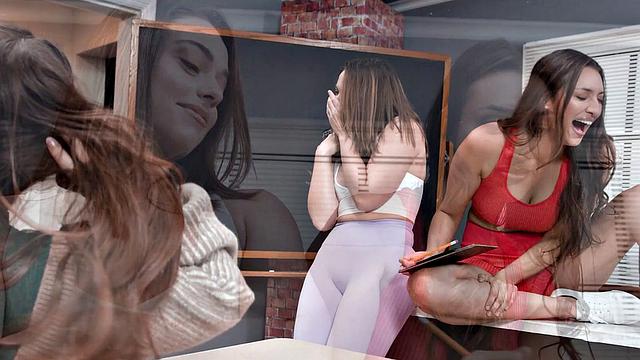 leana lovings жёстко наказывает двух строптивых лесби страпоном