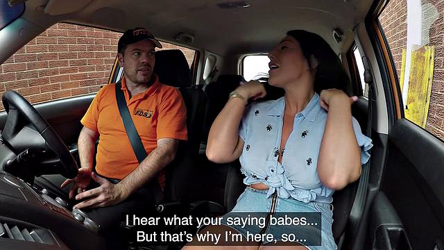 Кэнди Кейн раскатывает экзаменатора и тачку на вторую смену