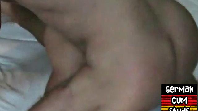 German amateur muscled jock pounded till cumshot