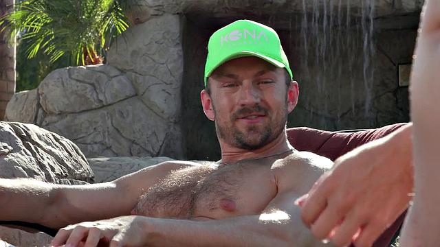 Busty Tranny smashes bae in outdoor trio with her BF