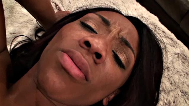 Kinky thong babe gets her tight pussy pounded and takes a deep load in her ass