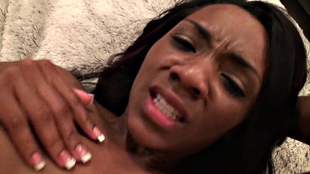 Kinky thong babe gets her tight pussy pounded and takes a deep load in her ass