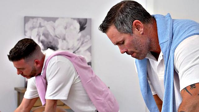 Swapping Massage Gets Intense