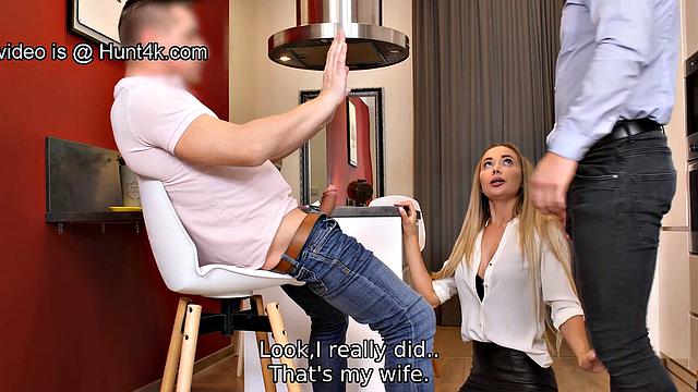 HUNT4K. Winsome boy comes to rent flat but makes it with homeowners GF