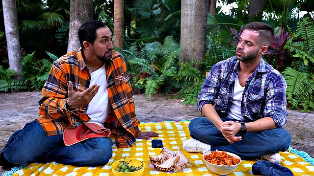 Виолет Рэй и Виолет Джемс сводят с ума своих отчимов на природе и дома, меняясь местами