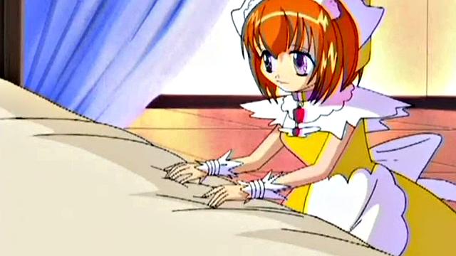 A Japanese cartoon brunette get her pussy toyed and drilled in doggystyle reverse cowgirl