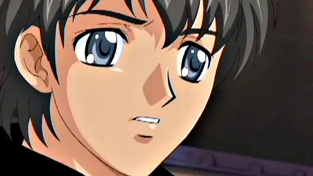 аниме-брюнетка балуется игрушками и получает по полной в догги и наезднице наоборот