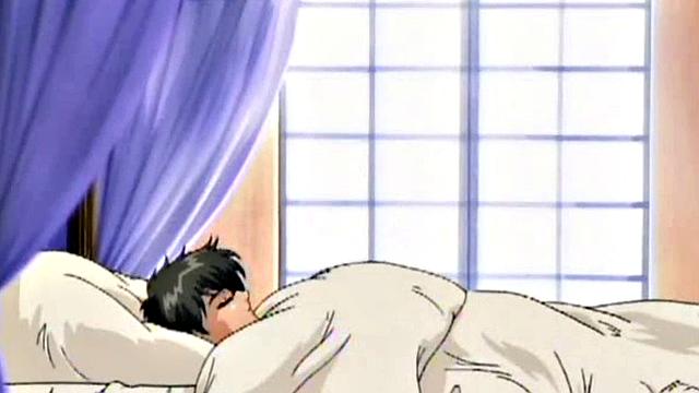 A Japanese cartoon brunette get her pussy toyed and drilled in doggystyle reverse cowgirl