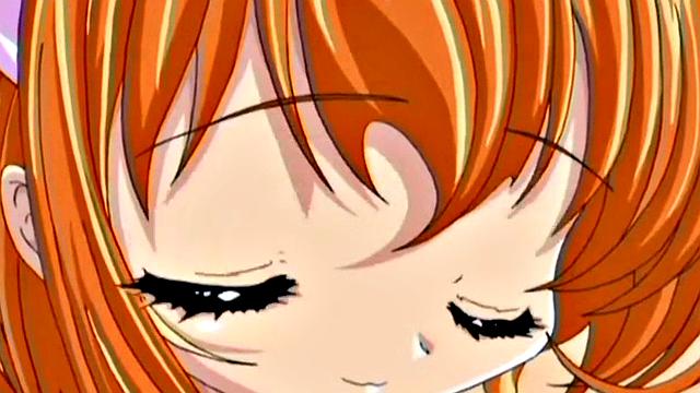 A Japanese cartoon brunette get her pussy toyed and drilled in doggystyle reverse cowgirl