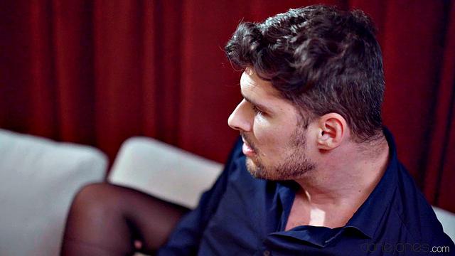 Big tits blonde birthday treat