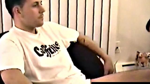 Straight jock gets jerked off while receiving blowjob from DILF