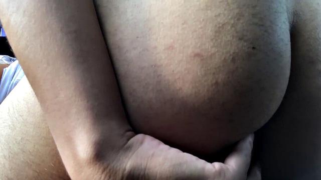 Latino twink breeded on backseat until cumshot