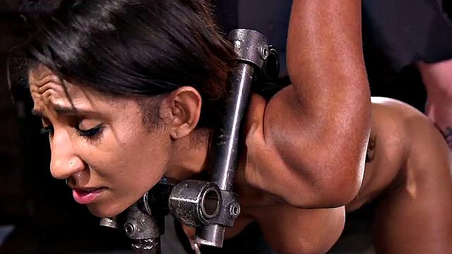 Asain BDSM MILF suffers in coerced orgasms with toys