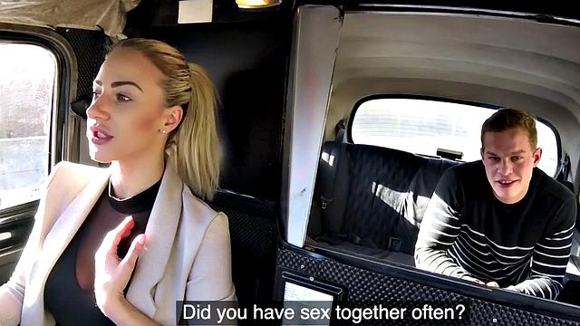 Bigboobs euro cabbie sucks and rides cock before spoon sex