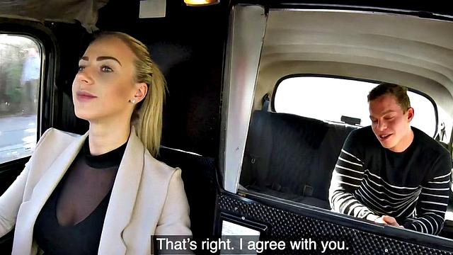 Bigboobs euro cabbie sucks and rides cock before spoon sex