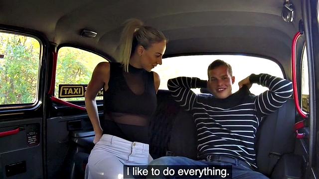 Bigboobs euro cabbie sucks and rides cock before spoon sex