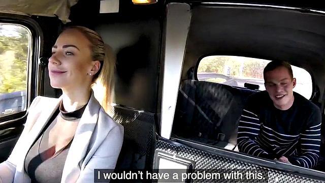 Bigboobs euro cabbie sucks and rides cock before spoon sex