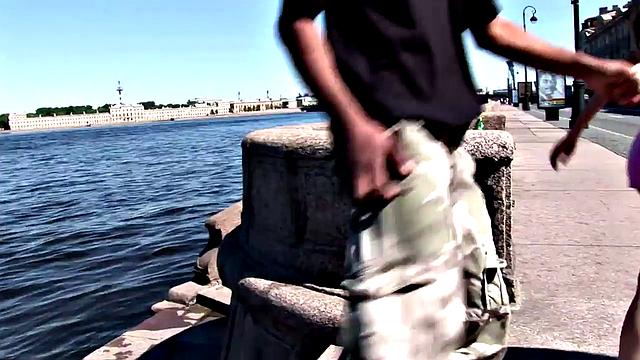 Olga Barz Drips Cum Through Her Pussy Lips And Catches It In Mouth