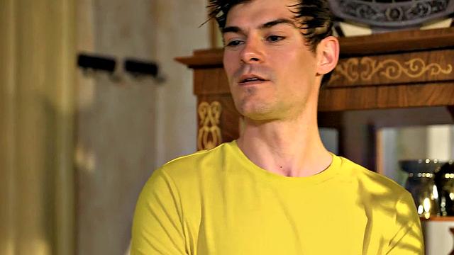 Stunning Blonde banged in cowgirl