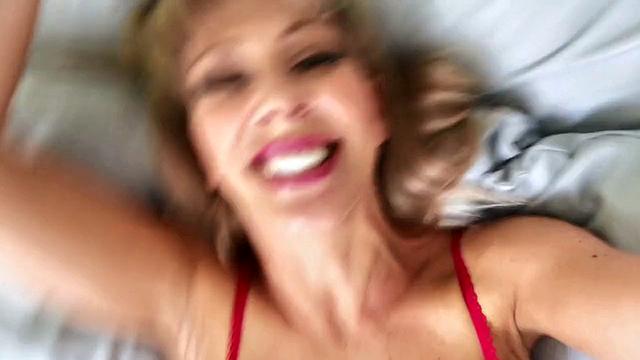 Red Lips, Red Lingerie