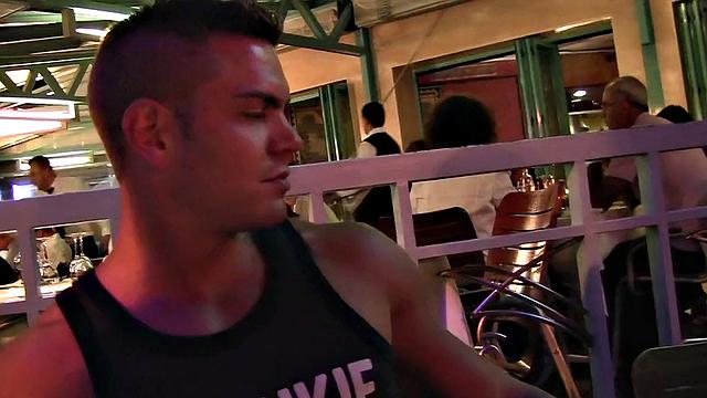 Hardcore banging in the open at night with young gf