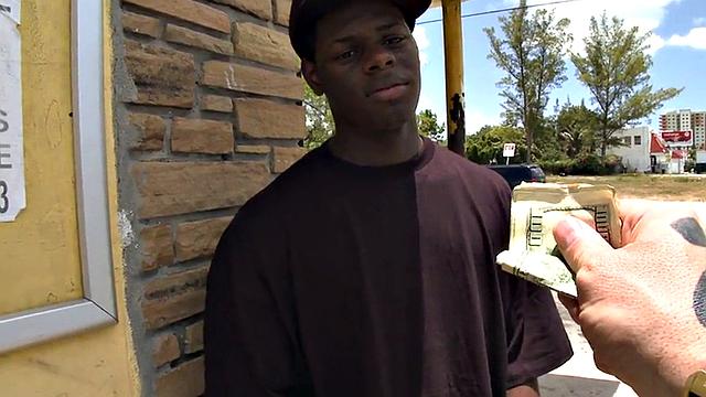 Real Black straight guy agrees to go gay outdoors in public