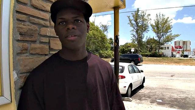 Real Black straight guy agrees to go gay outdoors in public