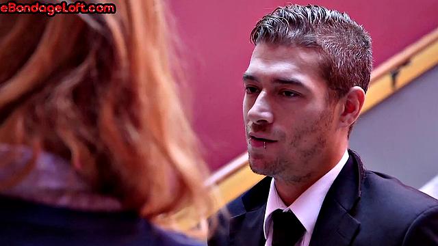 ATM throatfucked submissive dominated