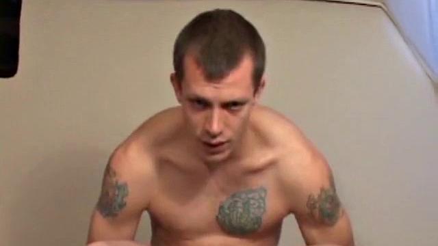 This time it's just Shane and an anal probing sex toy. He raises his knees to his shoulders and begins self-penetration pleasure.