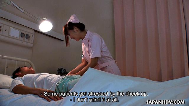 Hot nurse Maika is fucked by her patient