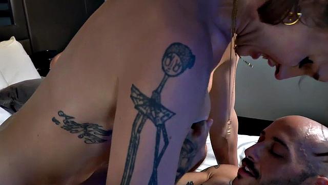 Amateur Transgender Guy Rides Cock of Busty TS MILF